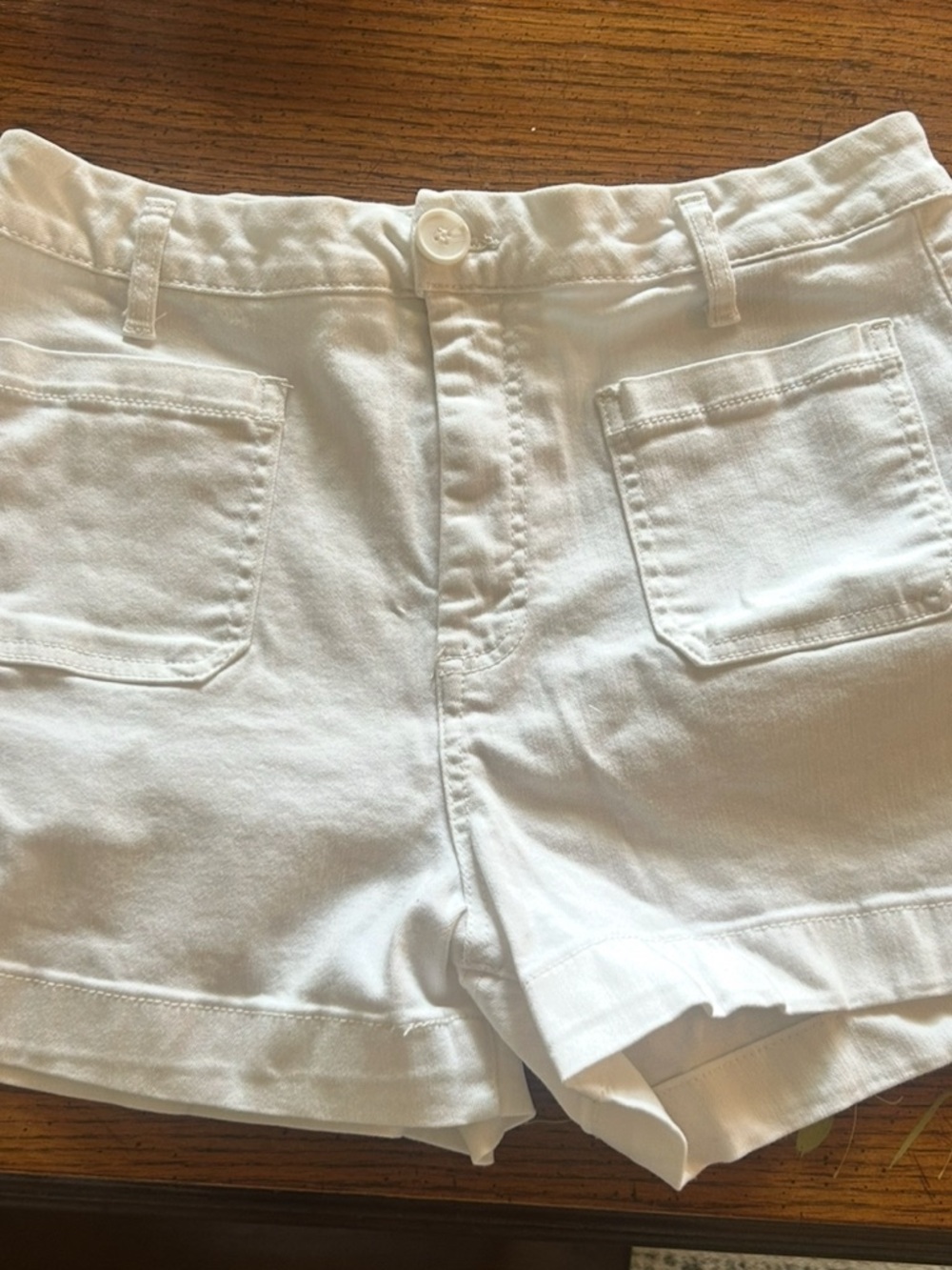 OAT New York White Pocket Shorts for Women